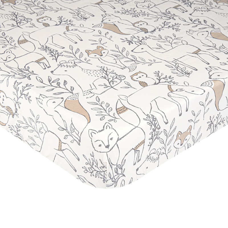 Crane Baby Fitted Crib Sheet
