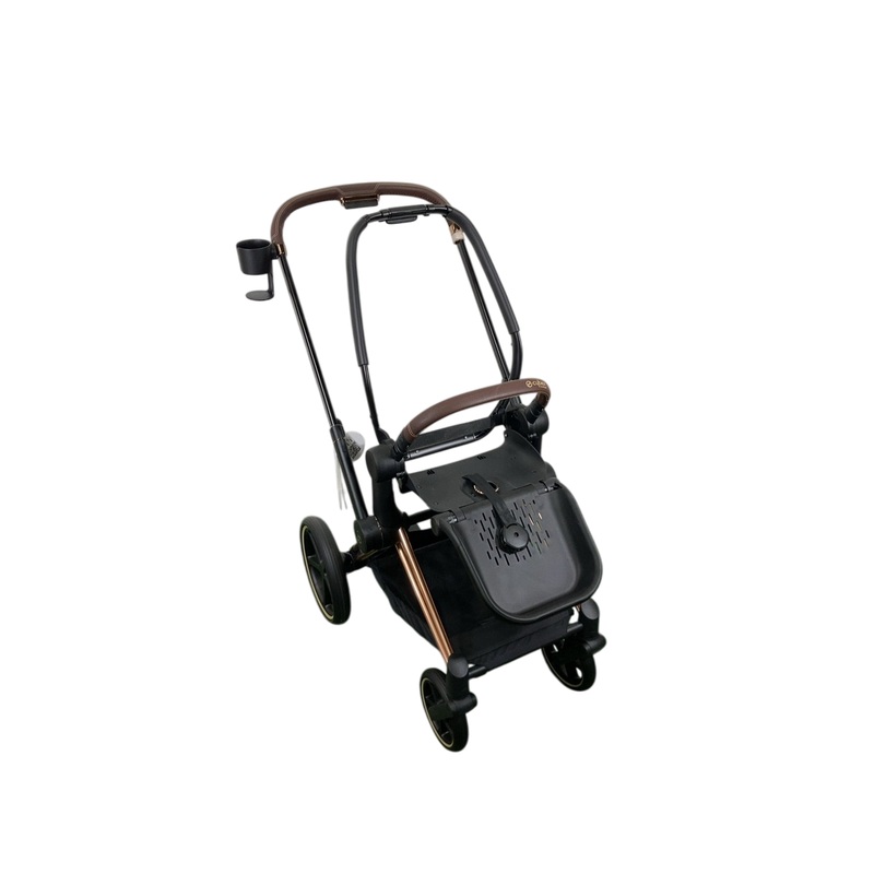 Cybex PRIAM Stroller Frame And Seat, 2024, Rose Gold