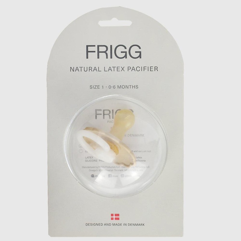 Frigg Daisy Natural Latex Pacifier 0-6 Months (Croissant Night 1)
