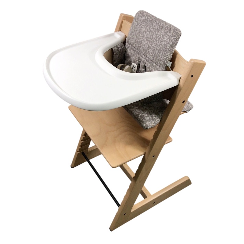 Stokke Tripp Trapp Complete High Chair, Dots Grey, Natural