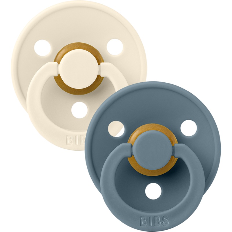 BIBS Color 2-Pack | Ivory/Petrol