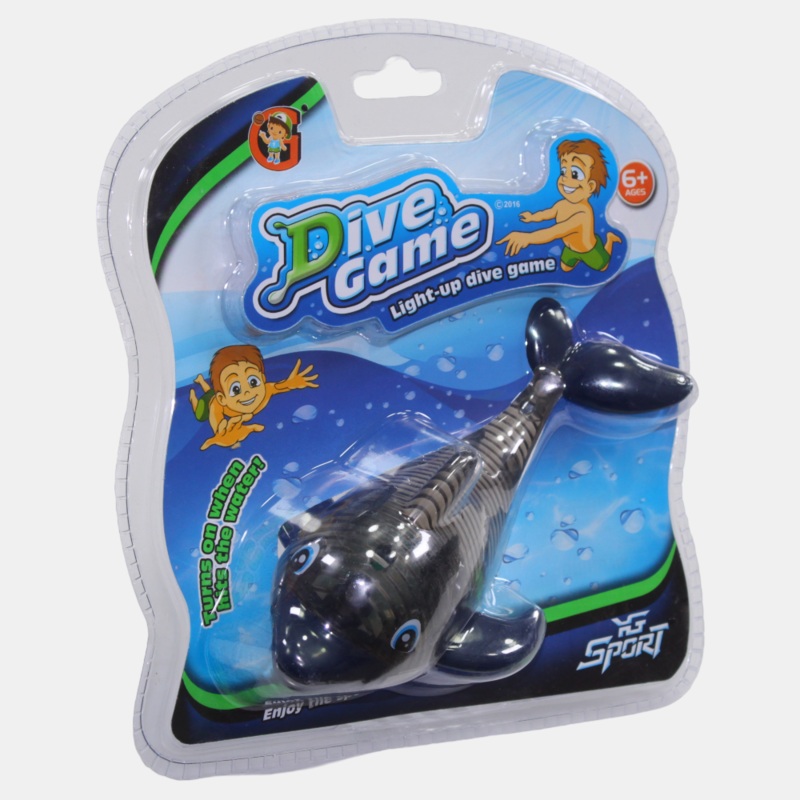 Dolphin Dive Game Beach Toy  Black