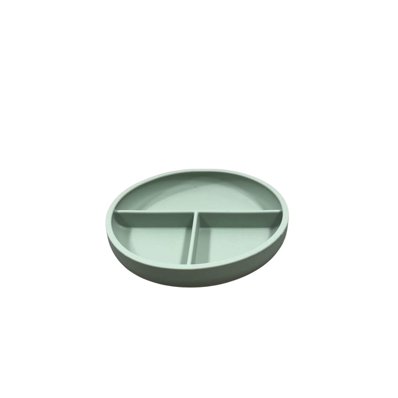 Lalo Suction Plate, Sage