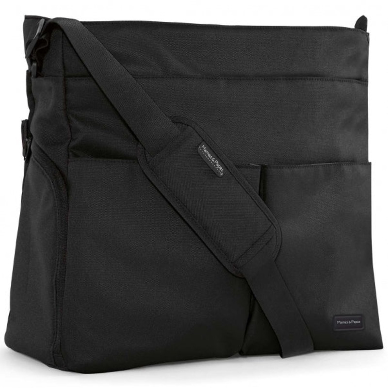 Mamas & Papas Messenger Diaper Bag – Black