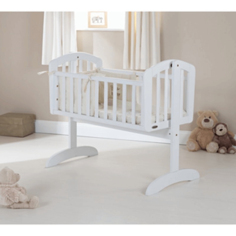 Obaby Sophie Swinging Crib – White