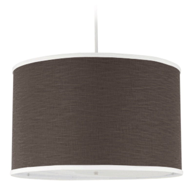 Oilo Solid Large Cylinder Light in Brown