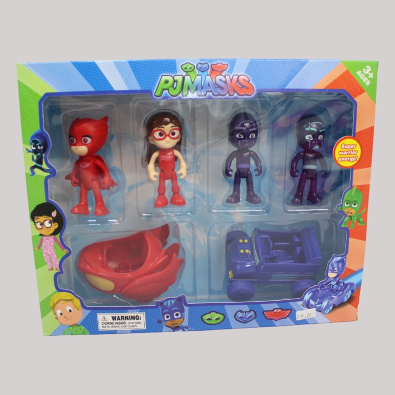 PJ Masks (4 Characters) + Vehicles