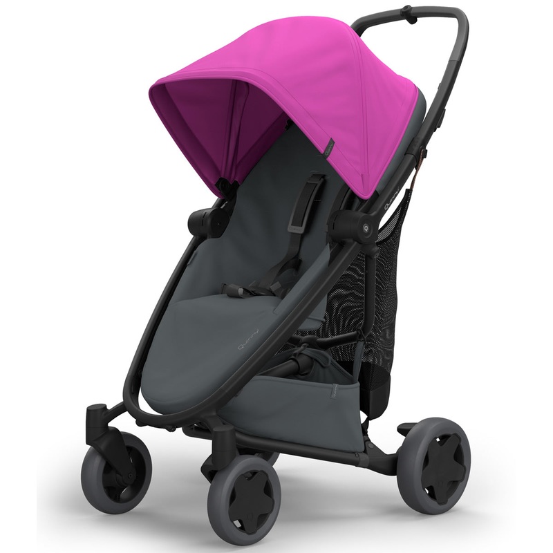 Quinny Zapp Flex Plus Stroller – Pink on Graphite