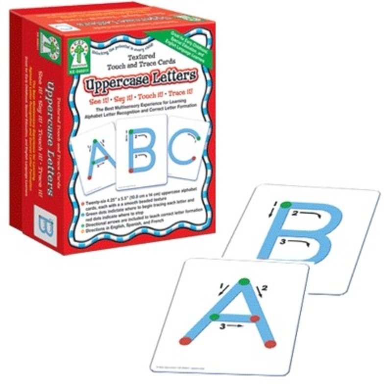 Textured Touch and Trace Cards – Uppercase