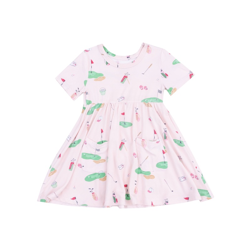 Twirly Dress – Golf Things Pink
