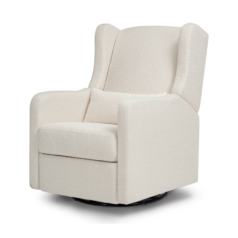 Arlo Recliner and Swivel Glider – Ivory Boucle