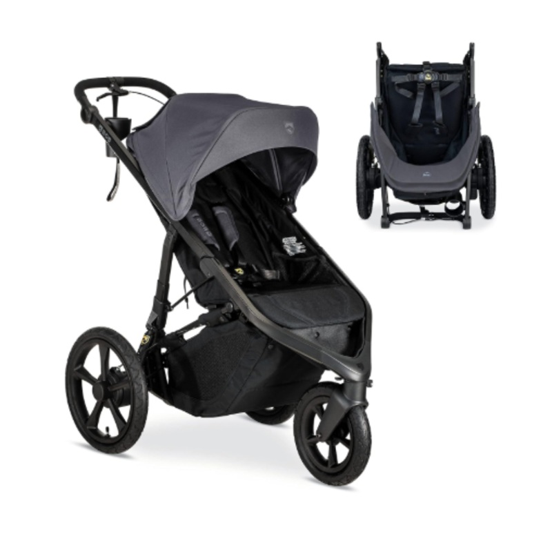 BOB Wayfinder Single Jogging Stroller, Storm, 2024