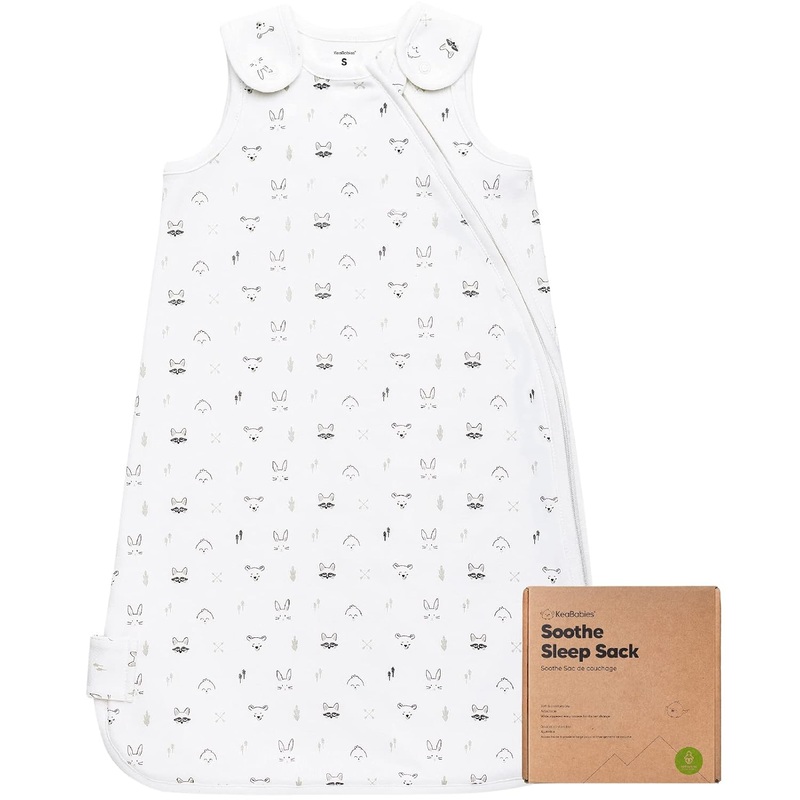KeaBabies Soothe Sleep Sack, Keastory, Small (0-6 months)