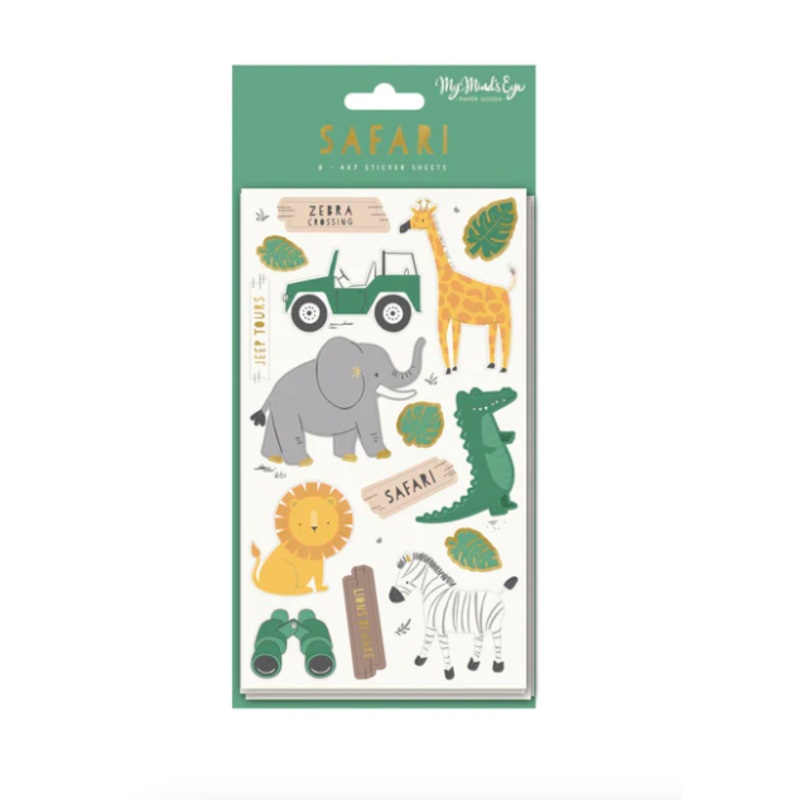 Safari Inspired Sticker Set