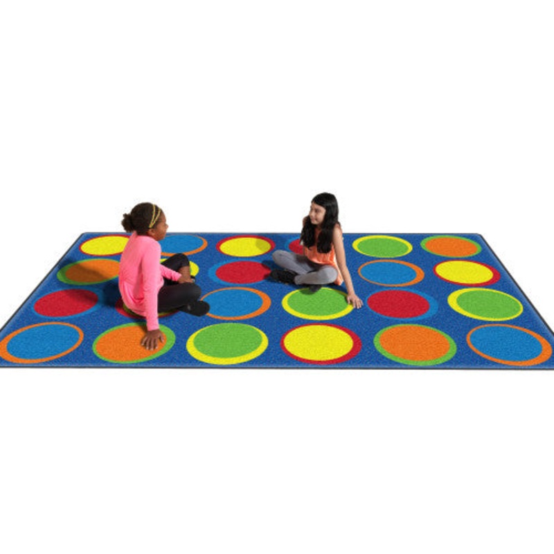 Sitting Spots Rug, 7’6″ x 12′ Rectangle, Primary