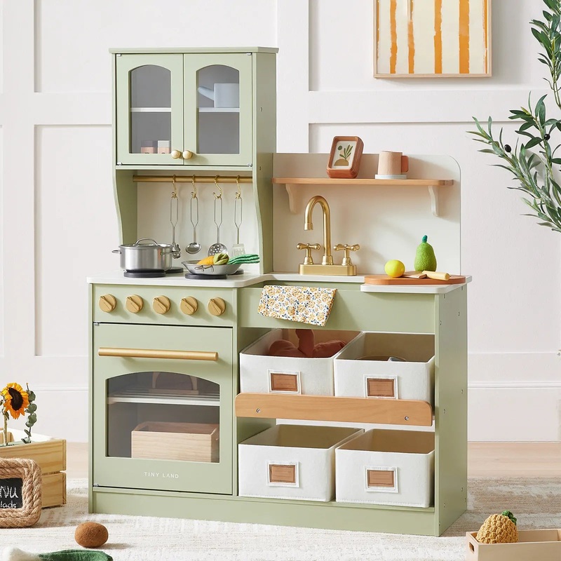 Tiny Land Serenity Play Kitchen – Sage Green