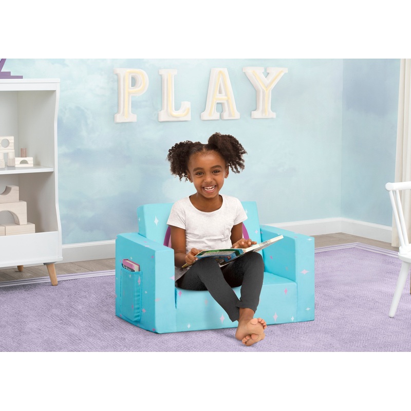 Unicorn Cozee Flip Out Chair – 2-in-1 Convertible Chair to Lounger for Kids