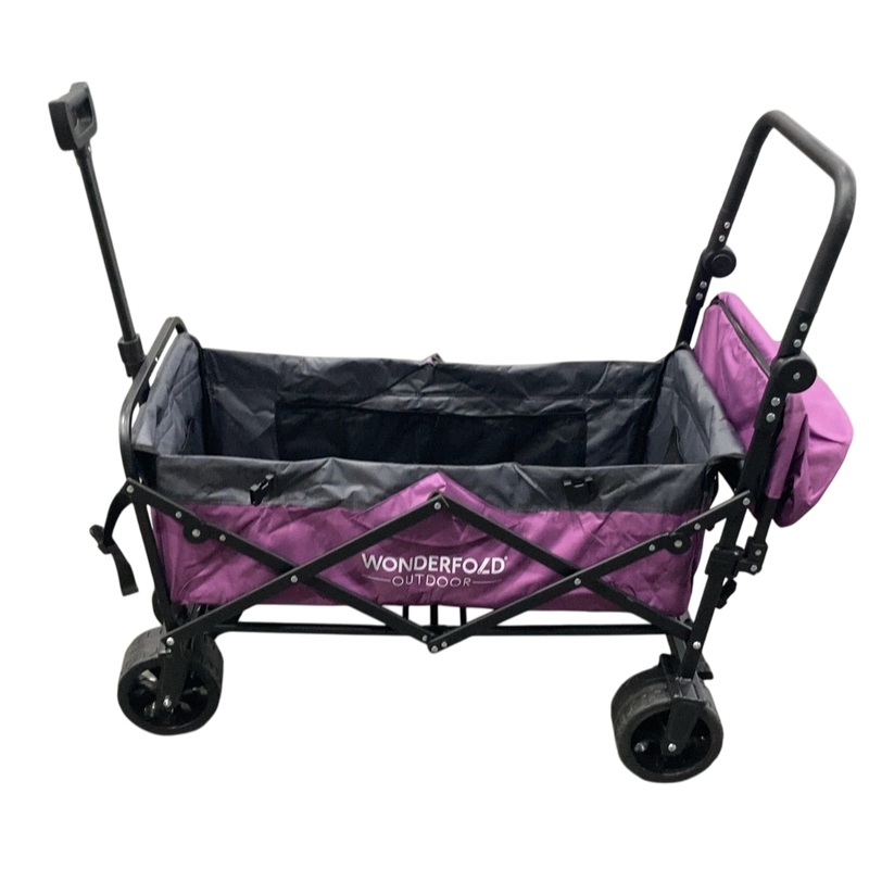 Wonderfold S3 Outdoor Utility Wagon, Purple/Gray