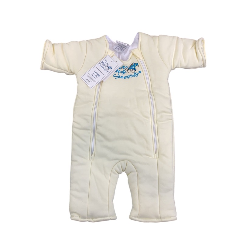 Baby Merlin’s Magic Sleepsuit, Cream, Cotton, Large 6-9 Months