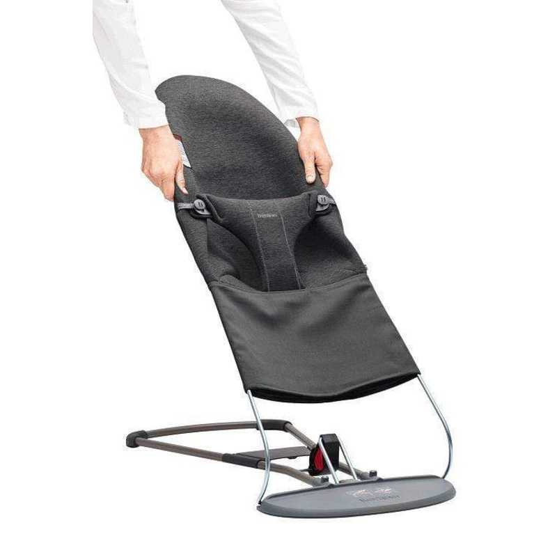 BabyBjorn Fabric Seat for Bouncer Bliss – 3D Jersey Charcoal Grey