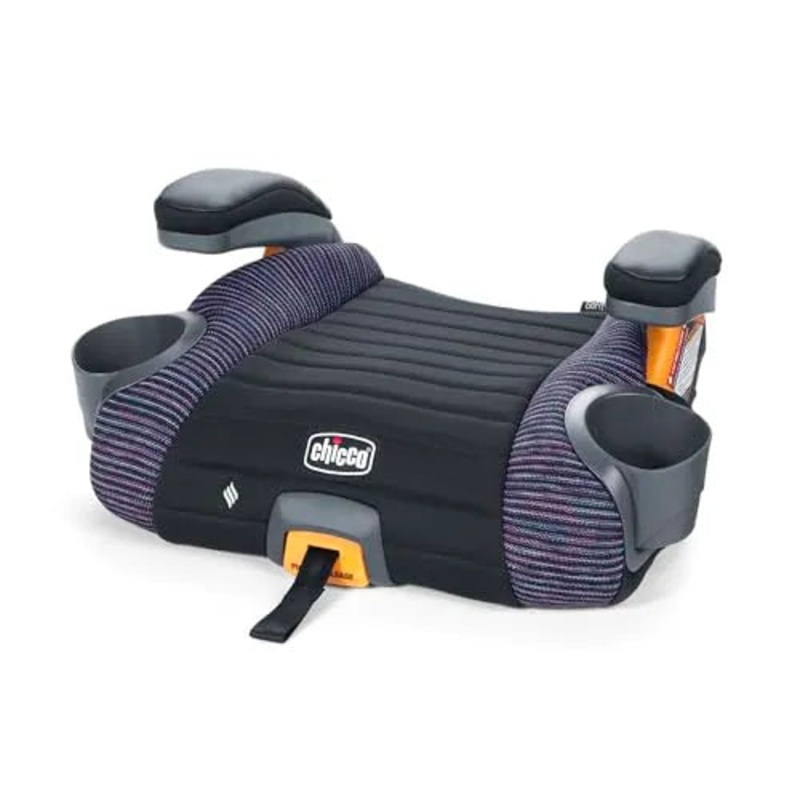 Backless Booster Car Seat-Confetti/Black