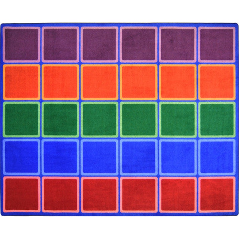 Blocks Abound Rug, 10’9″ x 13’2″ Rectangle, Primary