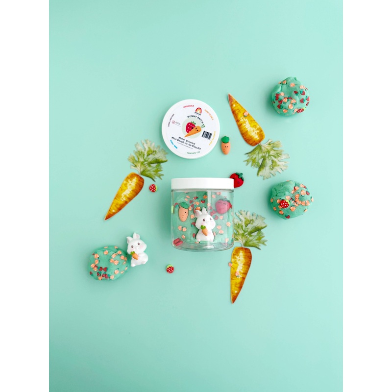 Earth Grown KidDoughs Bunny Patch Mini Dough-to-Go