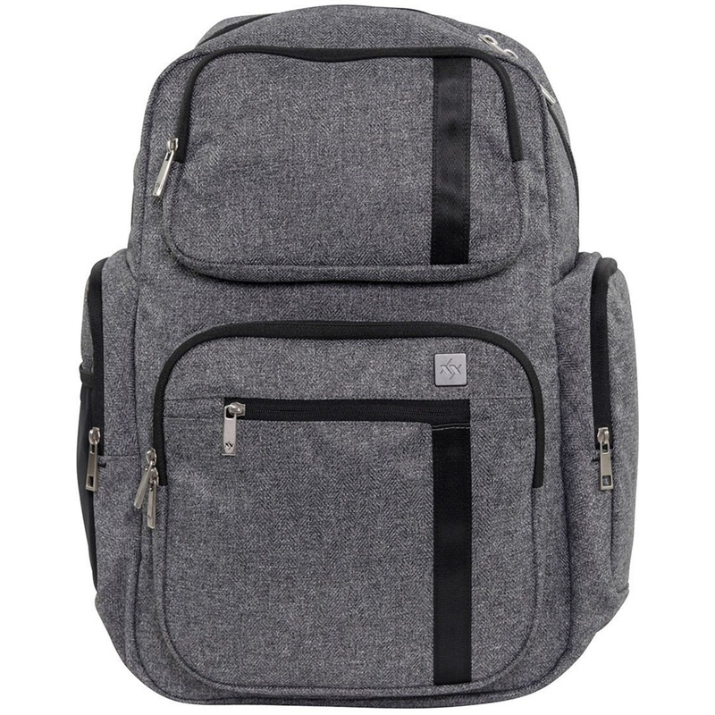 Ju-Ju-Be Vector Backpack Diaper Bag  – Gray Matter