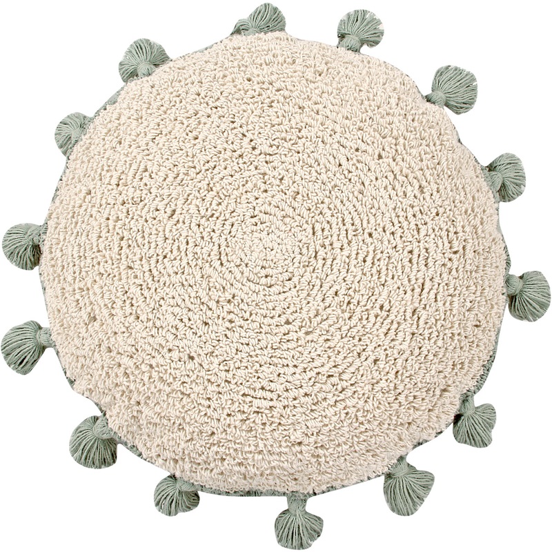 Lorena Canals Circle Cushion – Green (1′ 7”)