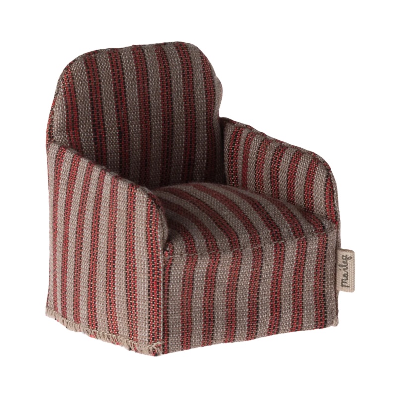Maileg Chair, Mouse –  Stripe