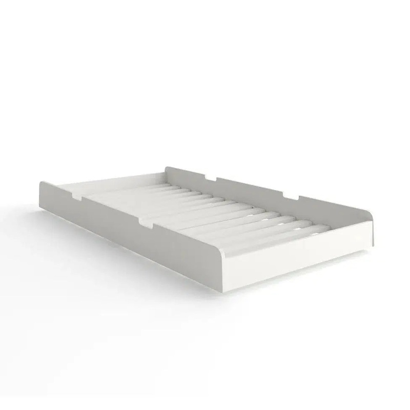 Oeuf – River Bed Trundle Bed – White