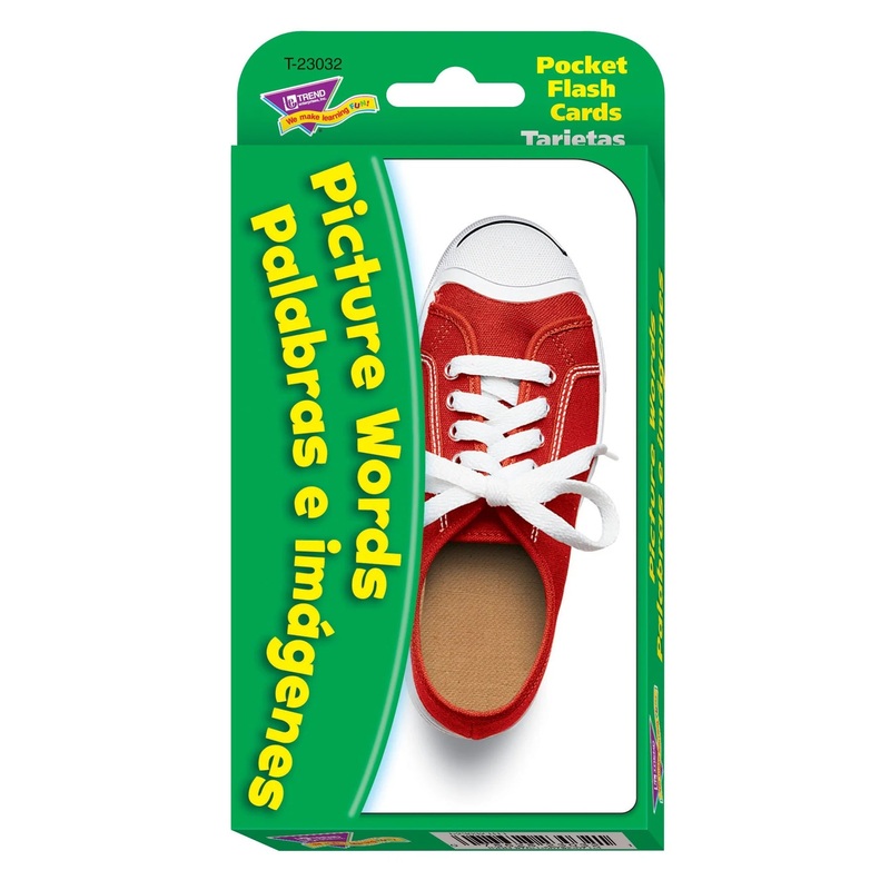 Picture Words/Palabras e imgenes (English/Spanish) Pocket Flash Cards