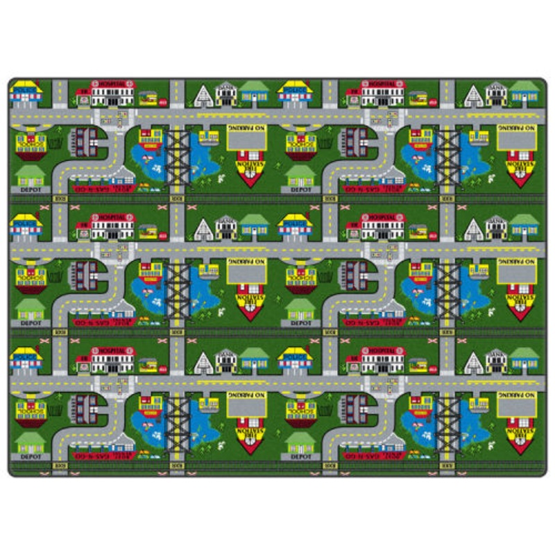 Places-To-Go Play Rug, 6′ x 12′