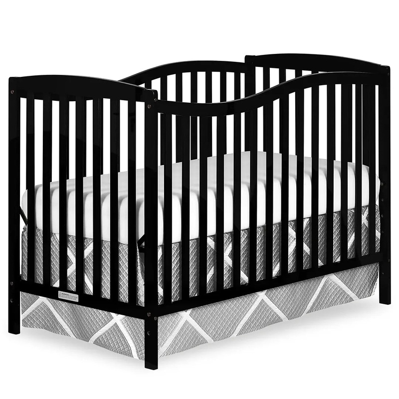Chelsea 5-in-1 Convertible Crib – Black