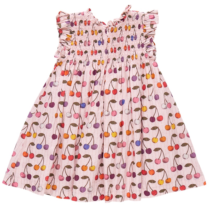Girl’s Stevie Dress – Cloud Pink Cherry