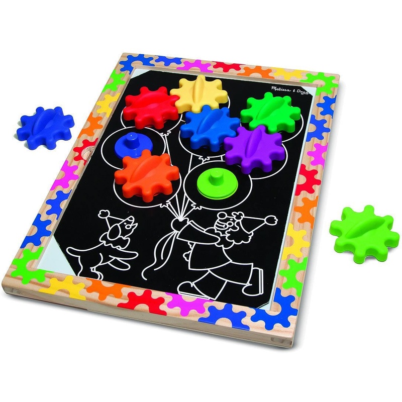 Melissa & Doug Switch & Spin Magnetic Gear Board