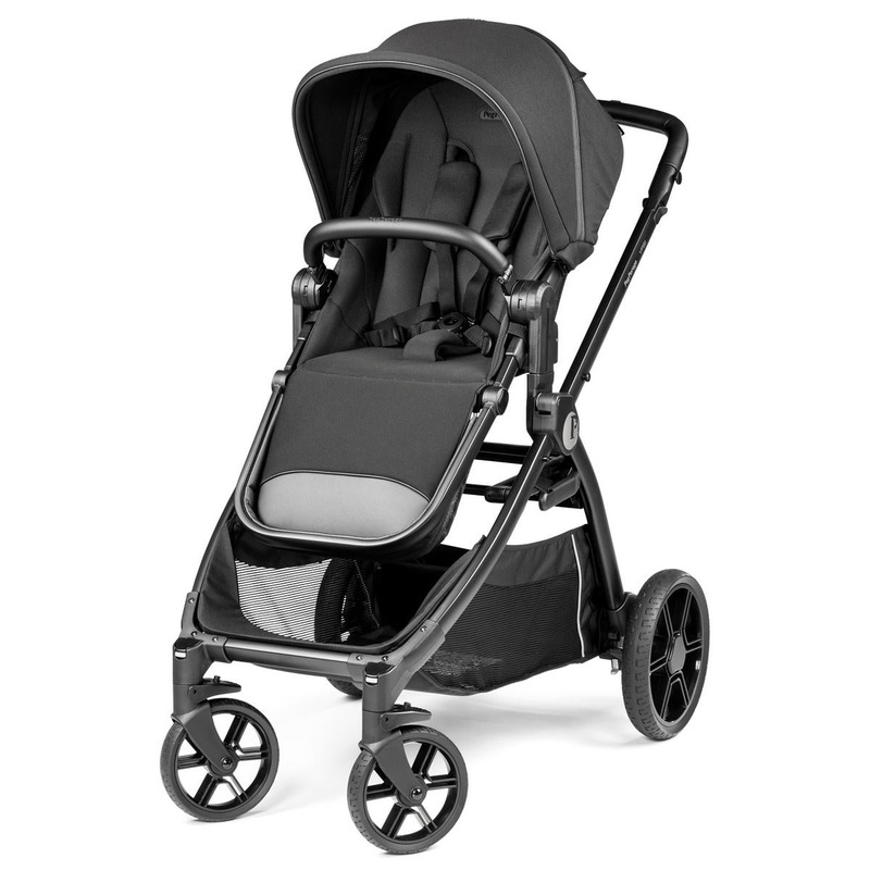 Peg Perego YPSI Single-to-Double Stroller 2025 – True Black