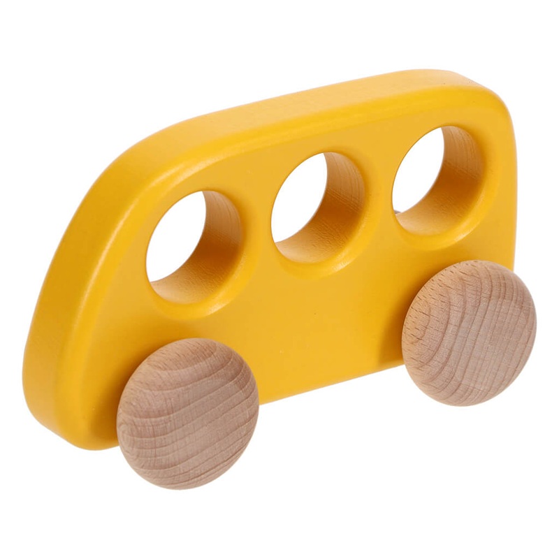 Wooden Classic School Bus Yellow