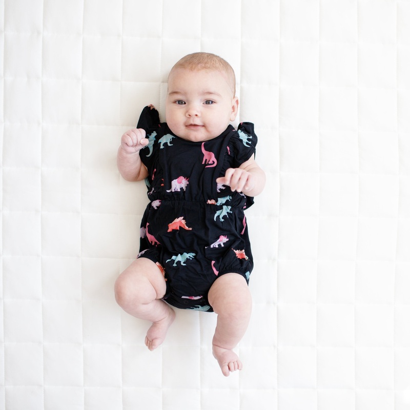 Bubble Romper in Midnight Roar