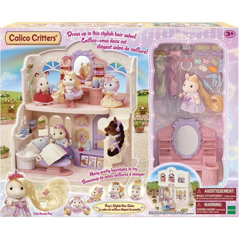 Calico Critters Pony’s Stylish Hair Salon