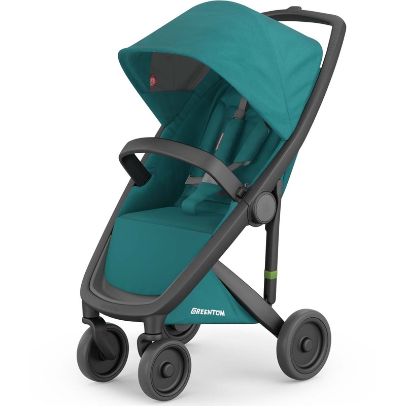 Greentom Classic Stroller – Black/Teal