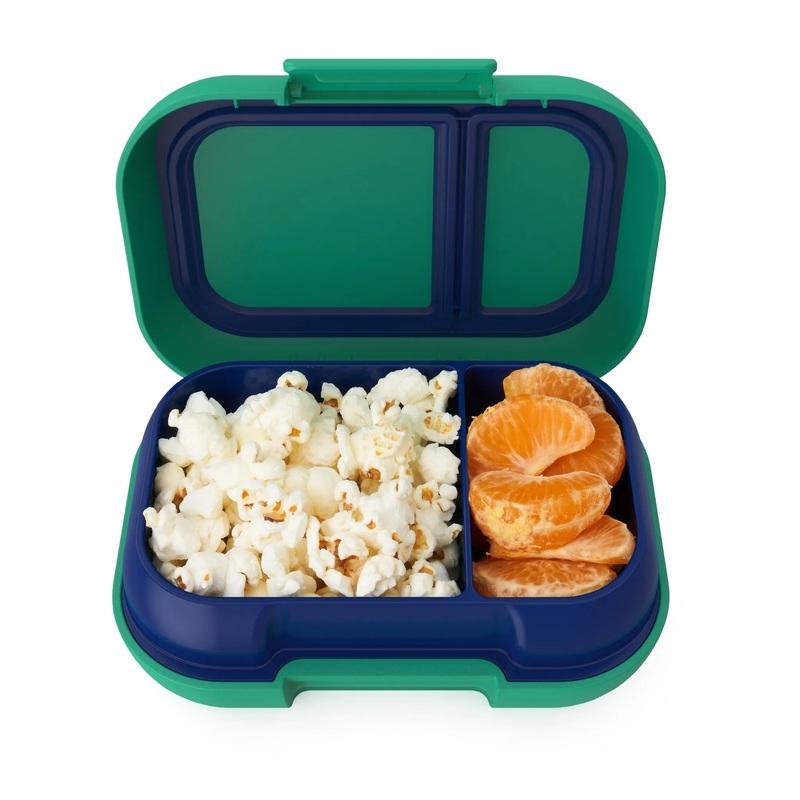 Kids’ Snack Leak-proof Storage Container- Green/Navy