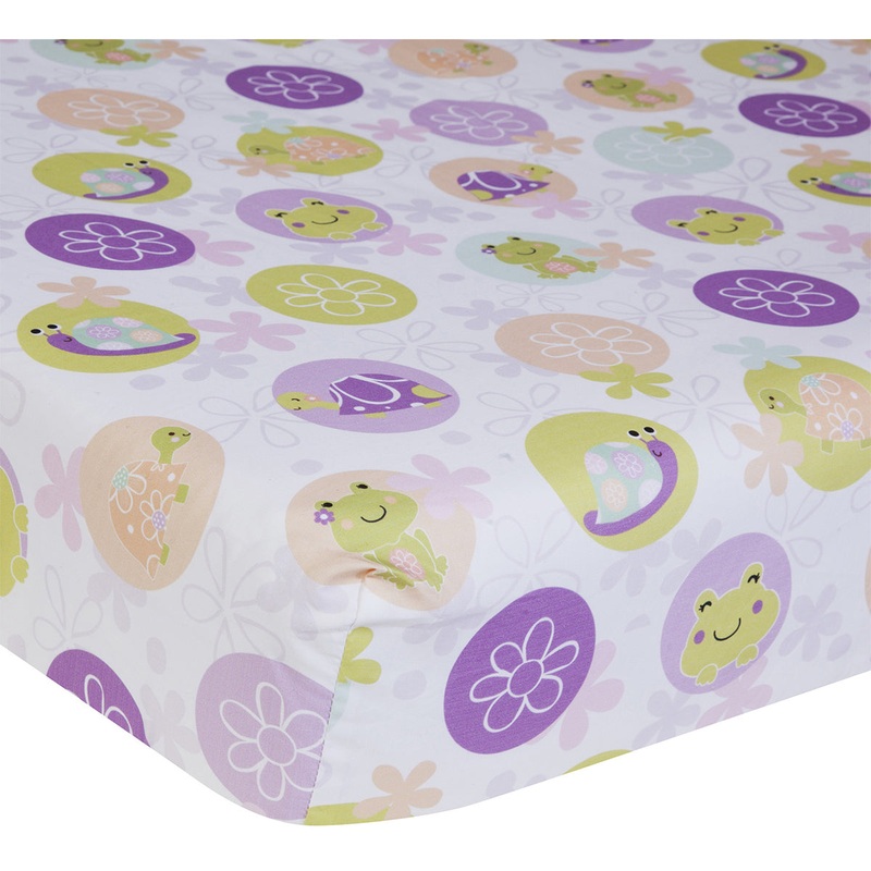 Lambs & Ivy Puddles Crib Sheet