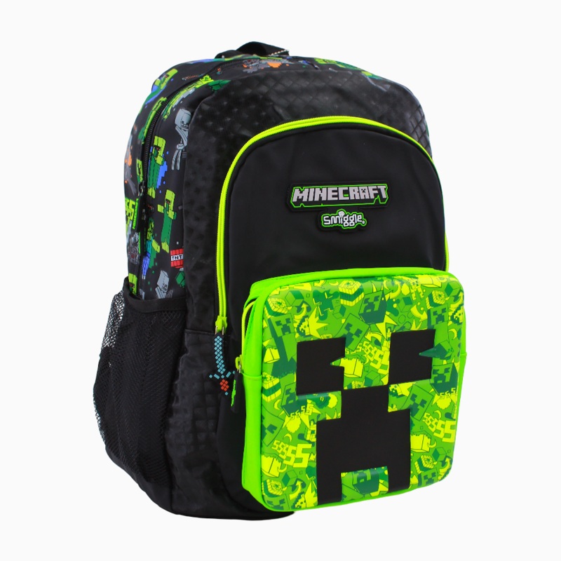 Minecraft Backpack – Black (17 Inches)