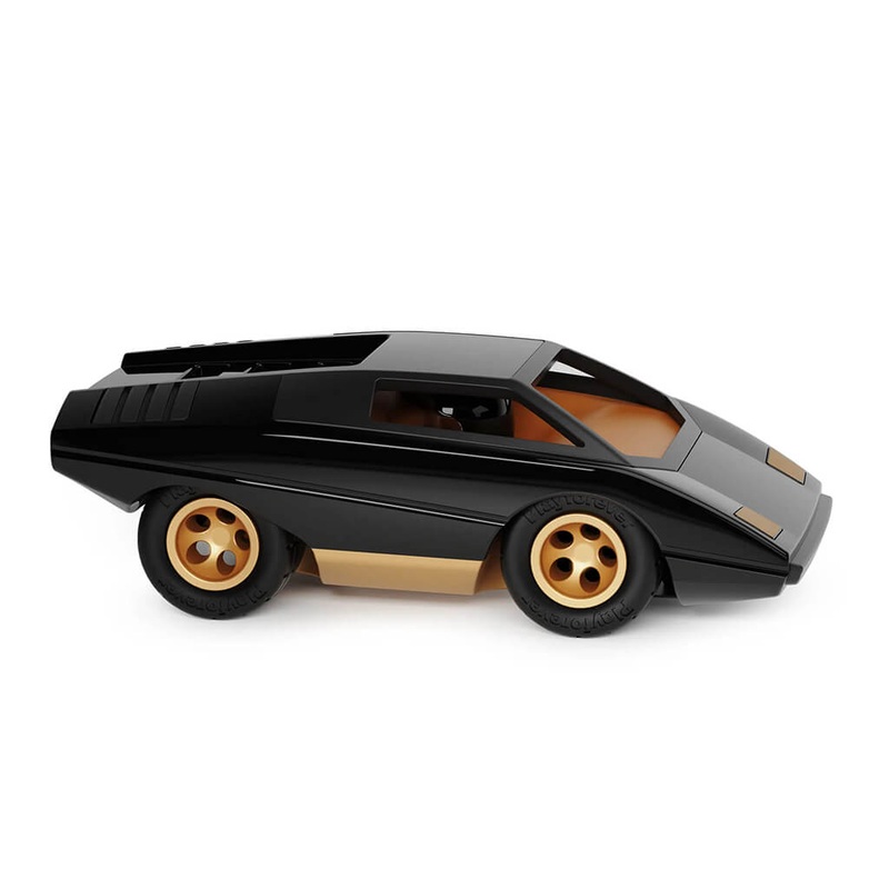 Mini UFO Toy Car Cannone Black