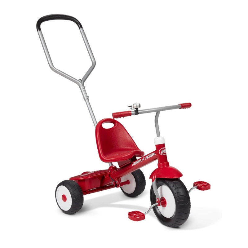 Radio Flyer Steer & Stroll Trike, Red
