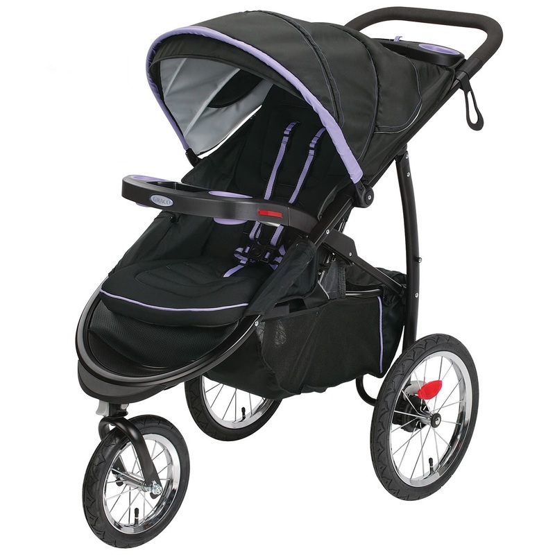 Graco FastAction Fold Click Connect Jogging Stroller – Lilac