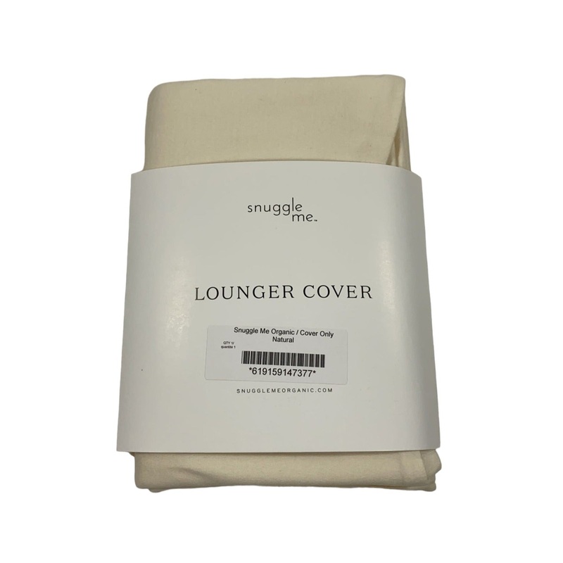 Snuggle Me Organic Cover for Sensory Infant Lounger, Natural