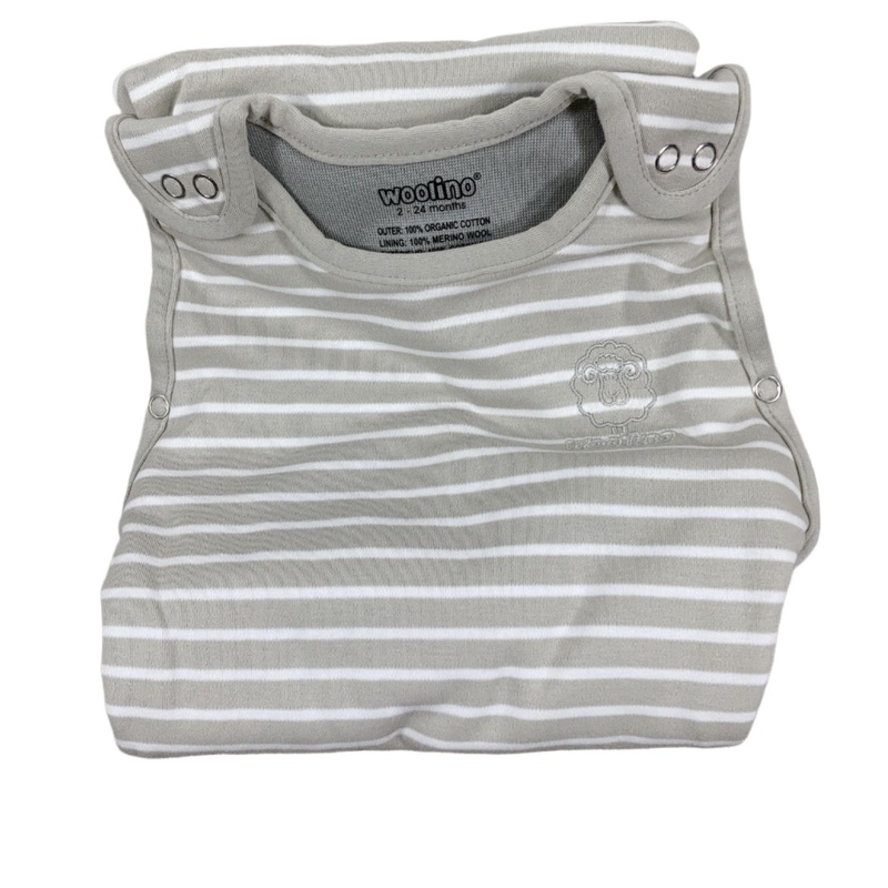 Woolino 4 Seasons Sleep Bag, 2-24 Months, Birch Grey
