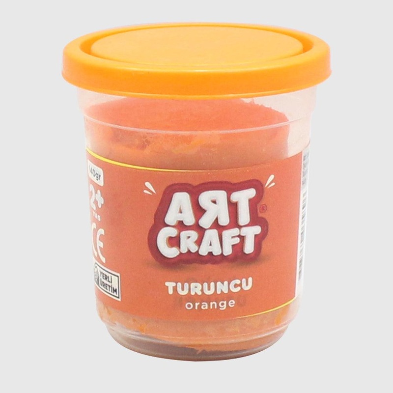 Art Craft Dough Pot – Orange – 140gm